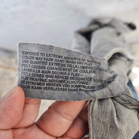 Angels Never die Women's Gray Button Embroidered Brass Floral Short Skirt Size 3 - Picture 6 of 11